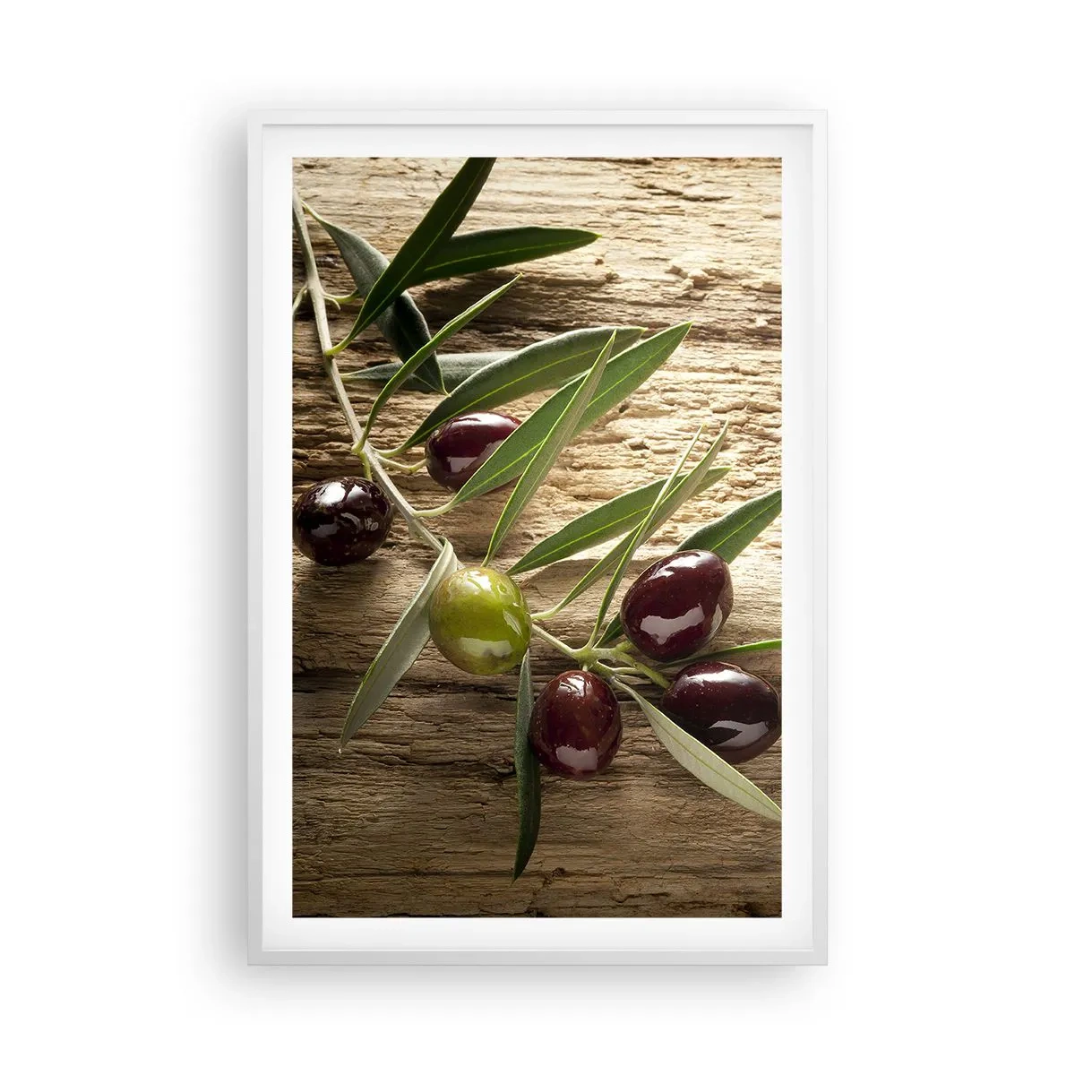 Poster în ramă albă - Direct din natură - 61x91 cm