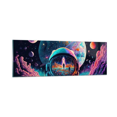 Tablou pe sticlă - Visul nevisat al filozofiilor - 90x30 cm