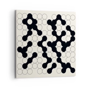 Tablou pe pânză - Joc chinezesc - o variație - 60x60 cm