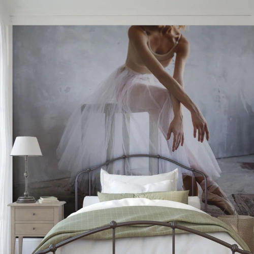 Tapet Standard Eco - Înainte ca luminile rampei să strălucească - Balerină, Balet, Dans - 400x280 cm