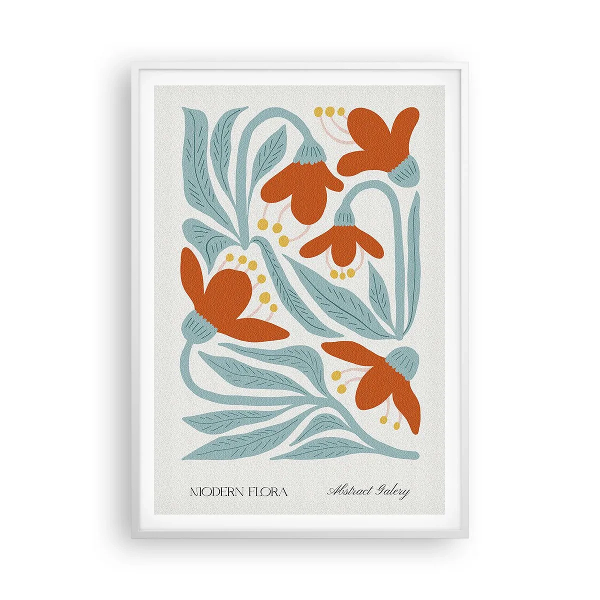 Poster în ramă albă - Spre pământ, spre soare - 70x100 cm