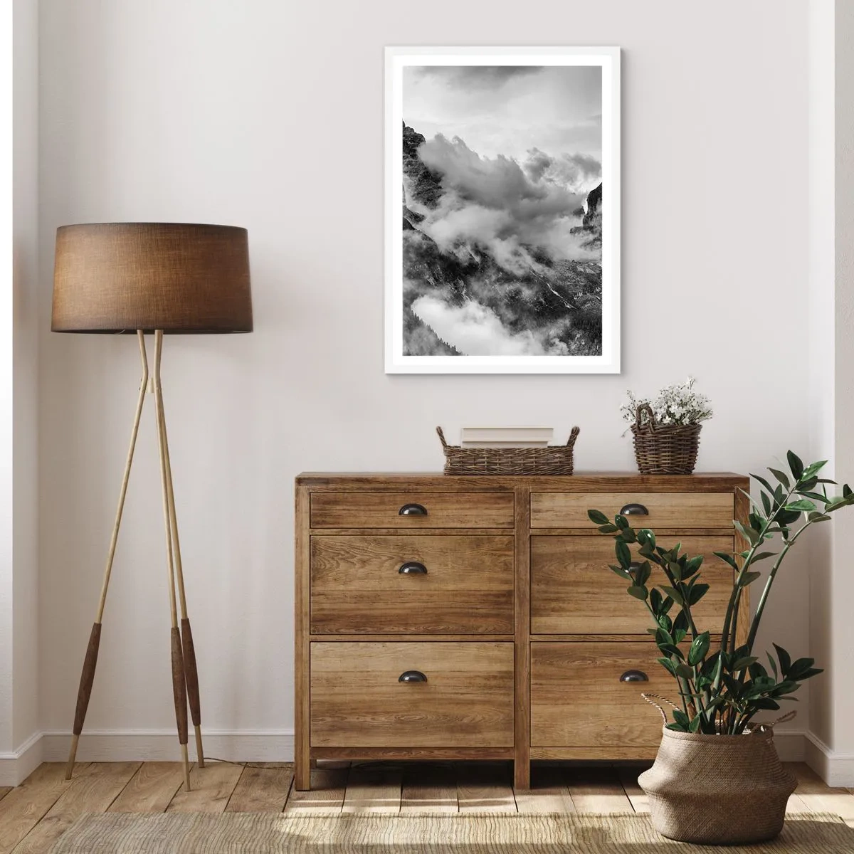 Poster în ramă albă - Frumoase și crude - 70x100 cm