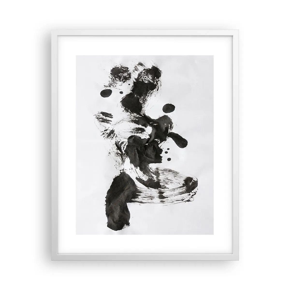 Poster în ramă albă - Metodă în nebunie? - 40x50 cm