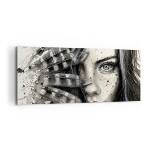 Tablou pe pânză - Frumusețe sălbatică - 100x40 cm