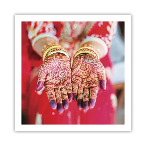 Poster - Gata să prindă fericirea - 60x60 cm