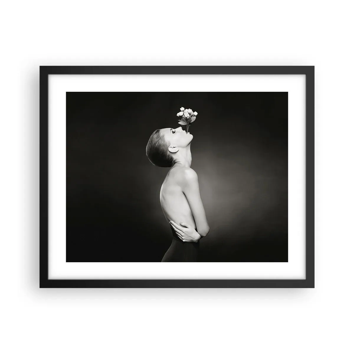 Poster în ramă neagră - Eleganță excentrică - 50x40 cm