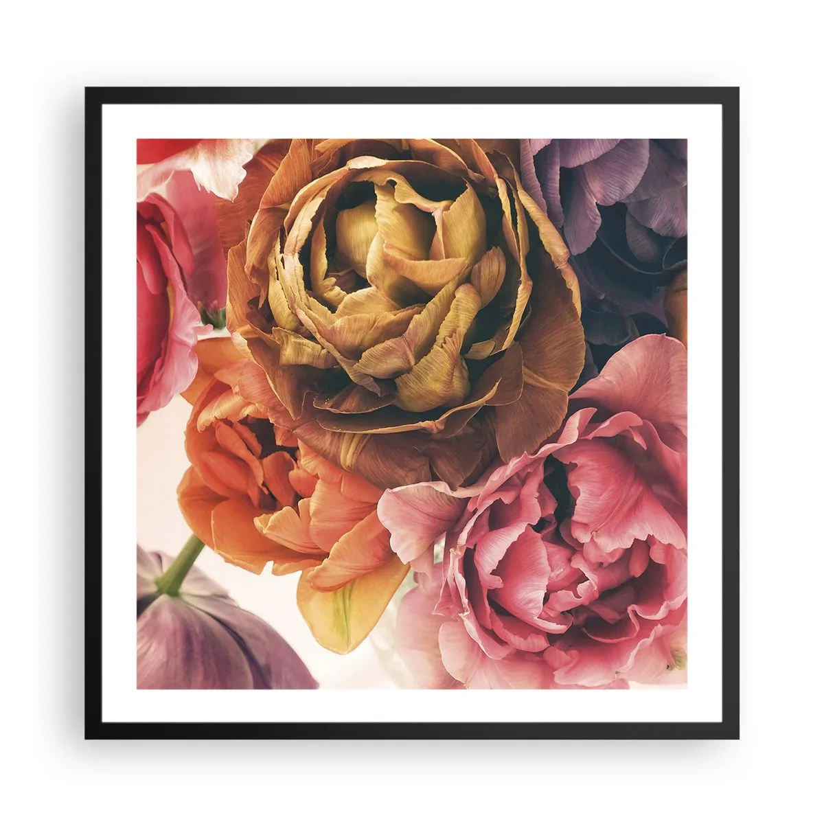 Poster în ramă neagră - Sărbătorirea vieții - 60x60 cm