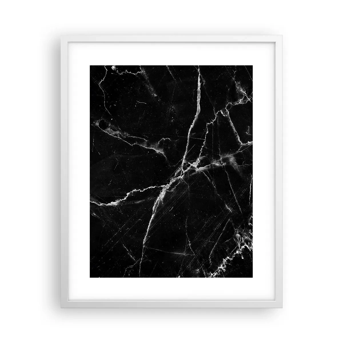 Poster în ramă albă - Viața secretă a unei pietre - 40x50 cm