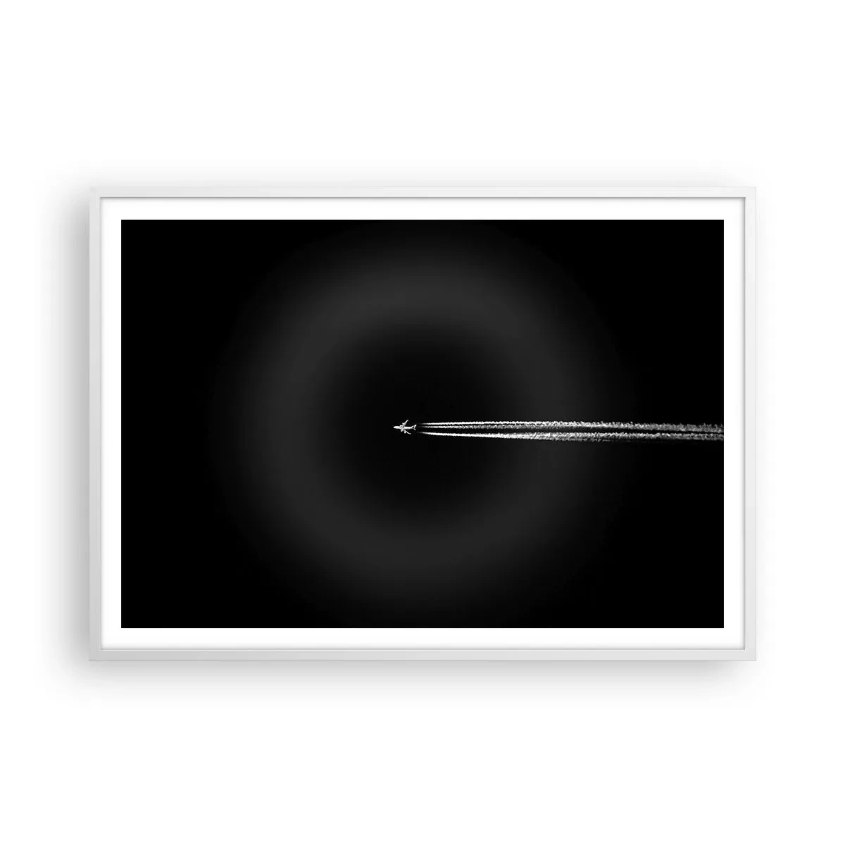 Poster în ramă albă - Într-o altă dimensiune - 100x70 cm