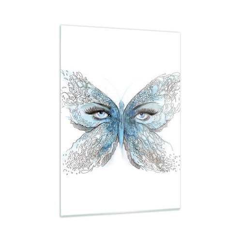 Tablou pe sticlă - Polyommatus eros - 50x70 cm