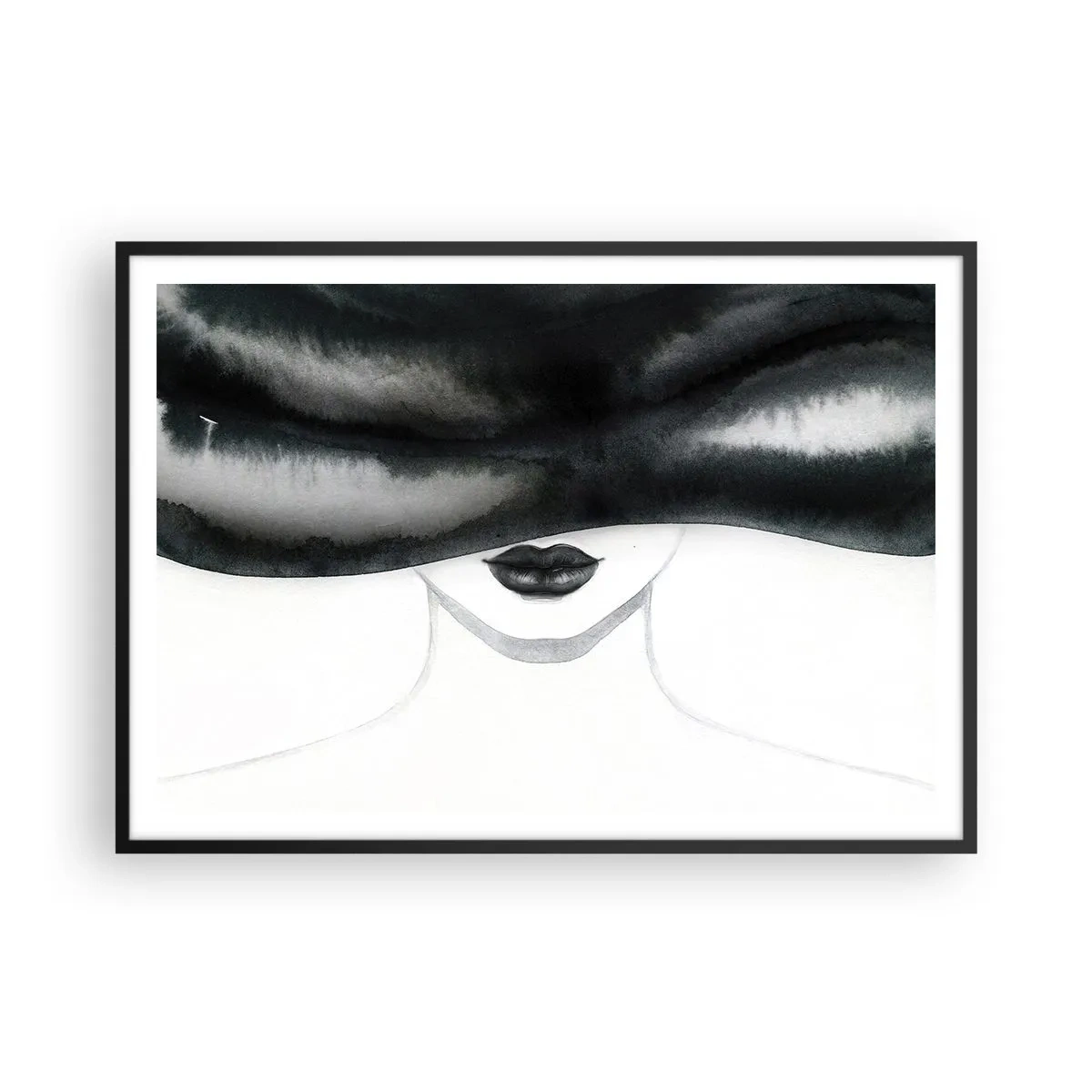 Poster în ramă neagră - Un mister senzual - 100x70 cm