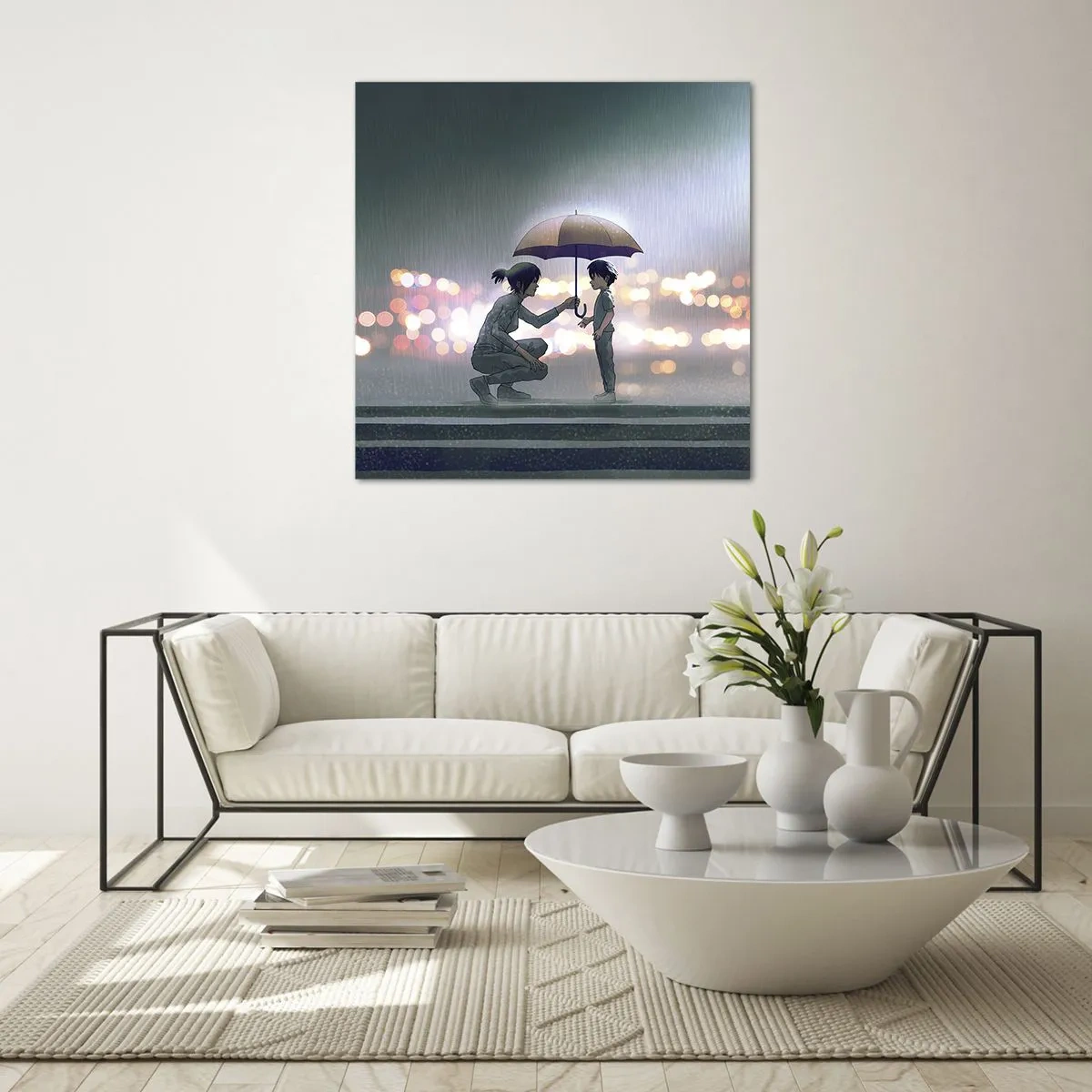 Tablou pe sticlă - Și totul este bine acum - 70x70 cm