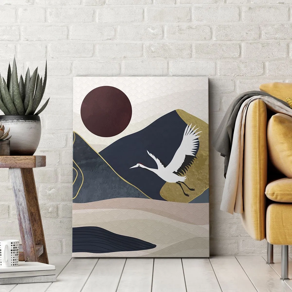 Tablou pe pânză - Și ziua a zburat din nou - 50x70 cm