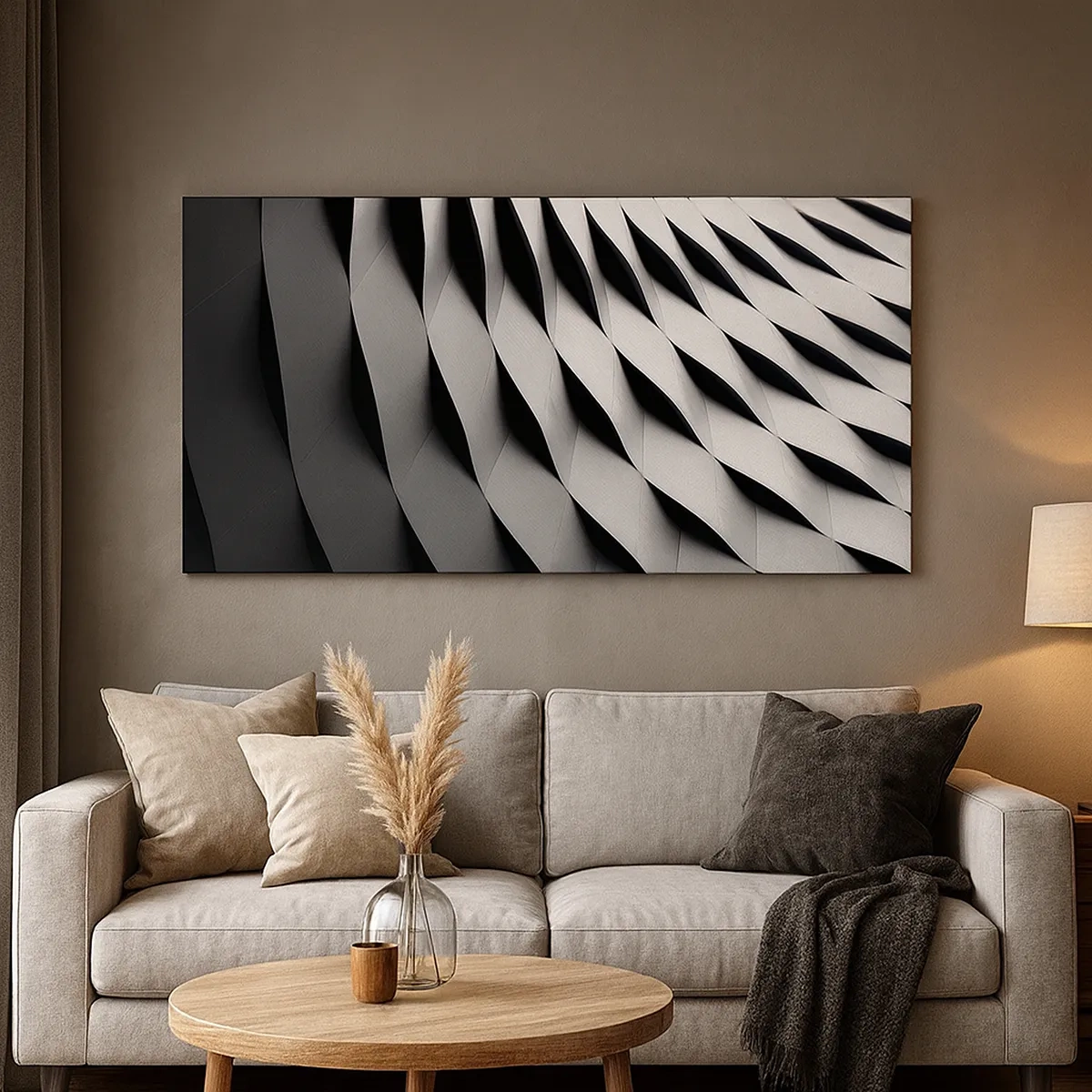 Tablou pe pânză - Pe suprafața valurilor - 30x30 cm