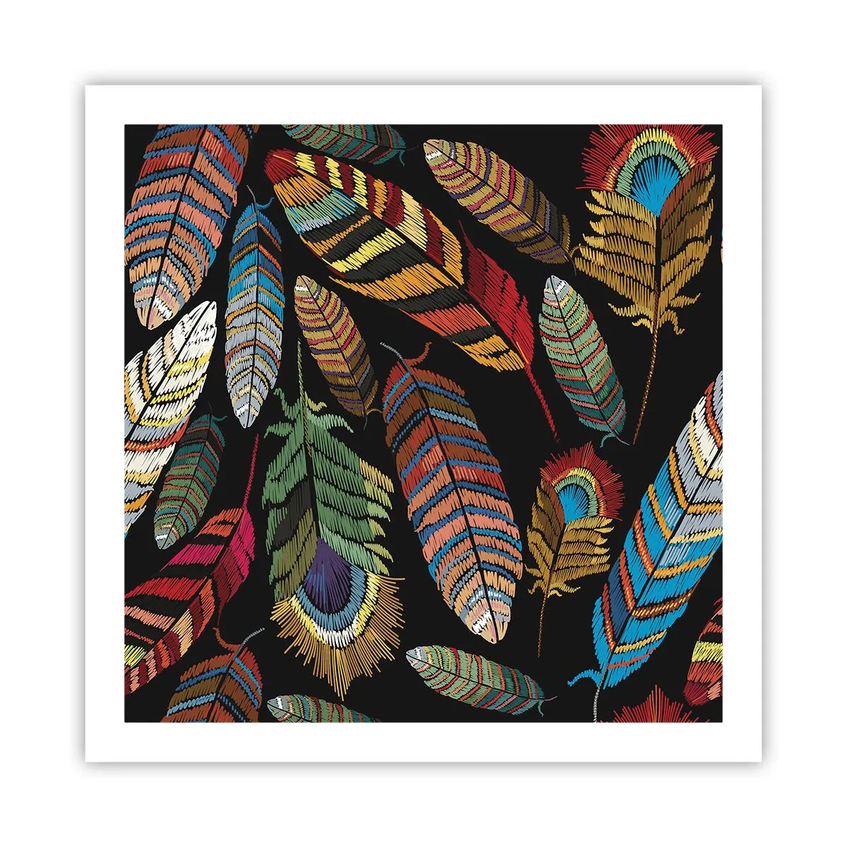 Poster - Carnavalul păsărilor - 60x60 cm