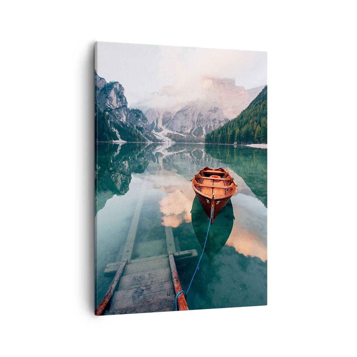 Tablou pe pânză Canvas - Somnul liniștit al munților - 50x70 cm