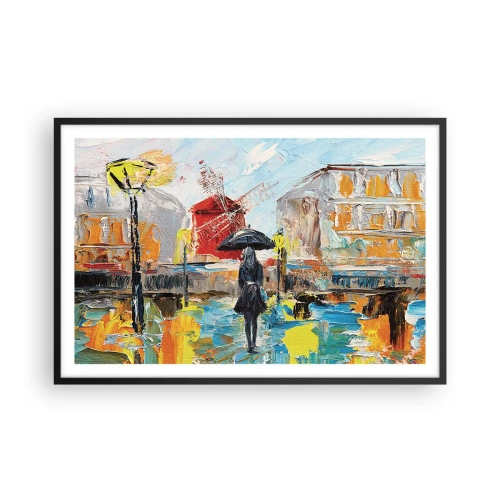 Poster în ramă neagră - Legende pariziene - 91x61 cm