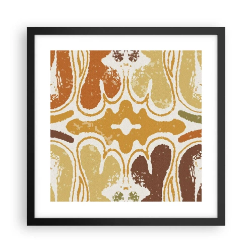 Poster în ramă neagră - Abstracție sentimentală - 40x40 cm