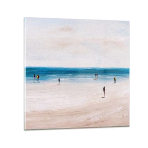 Tablou pe sticlă - Nevoia naturală - 30x30 cm