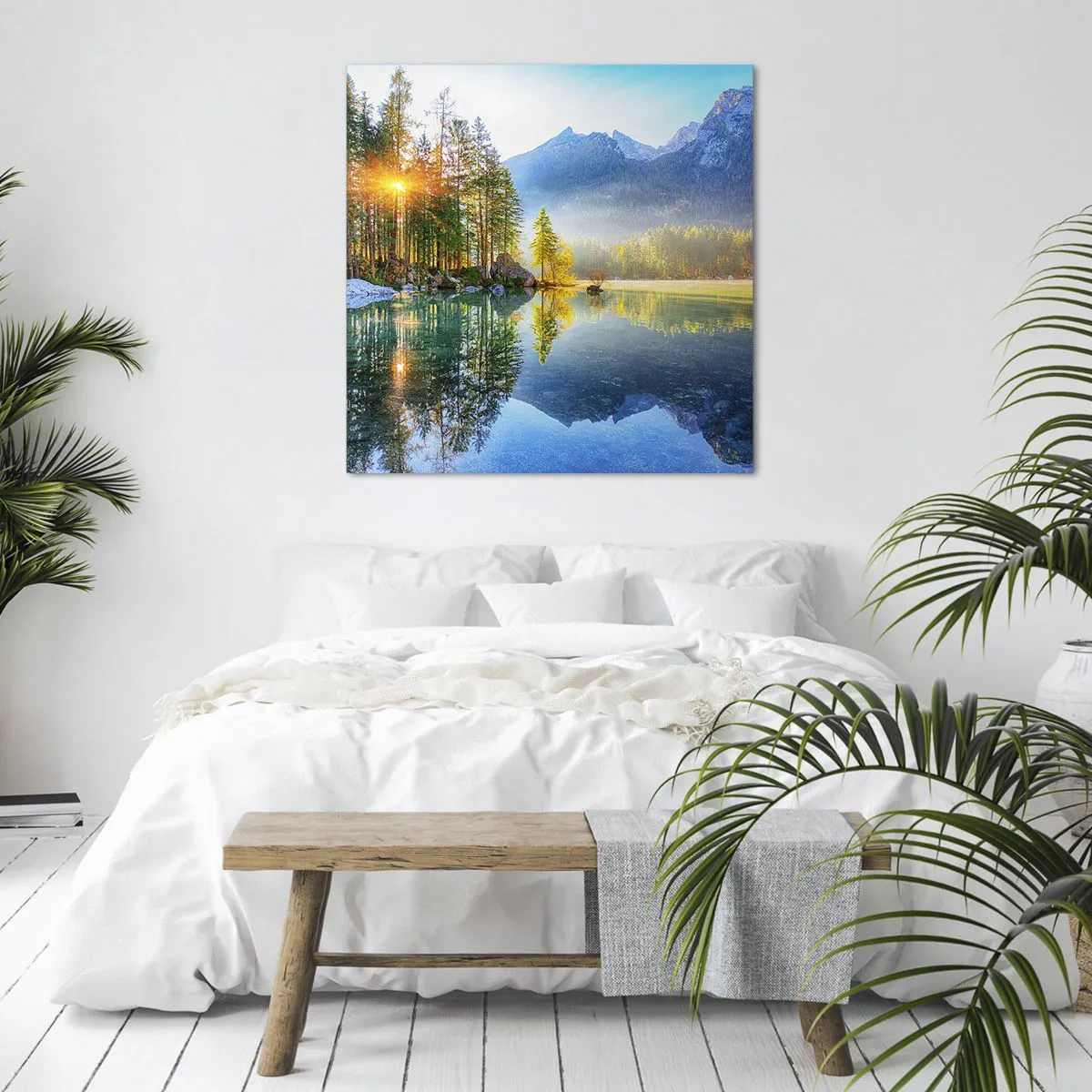 Tablou pe pânză - Maiestate și dulceață - 40x40 cm