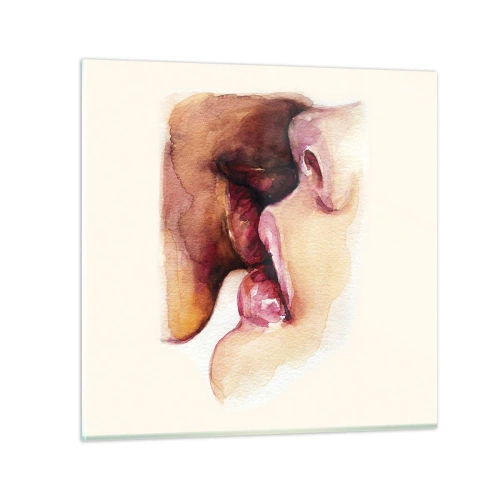 Tablou pe sticlă - Ca ziua și noaptea, ca cerul și pământul - 70x70 cm