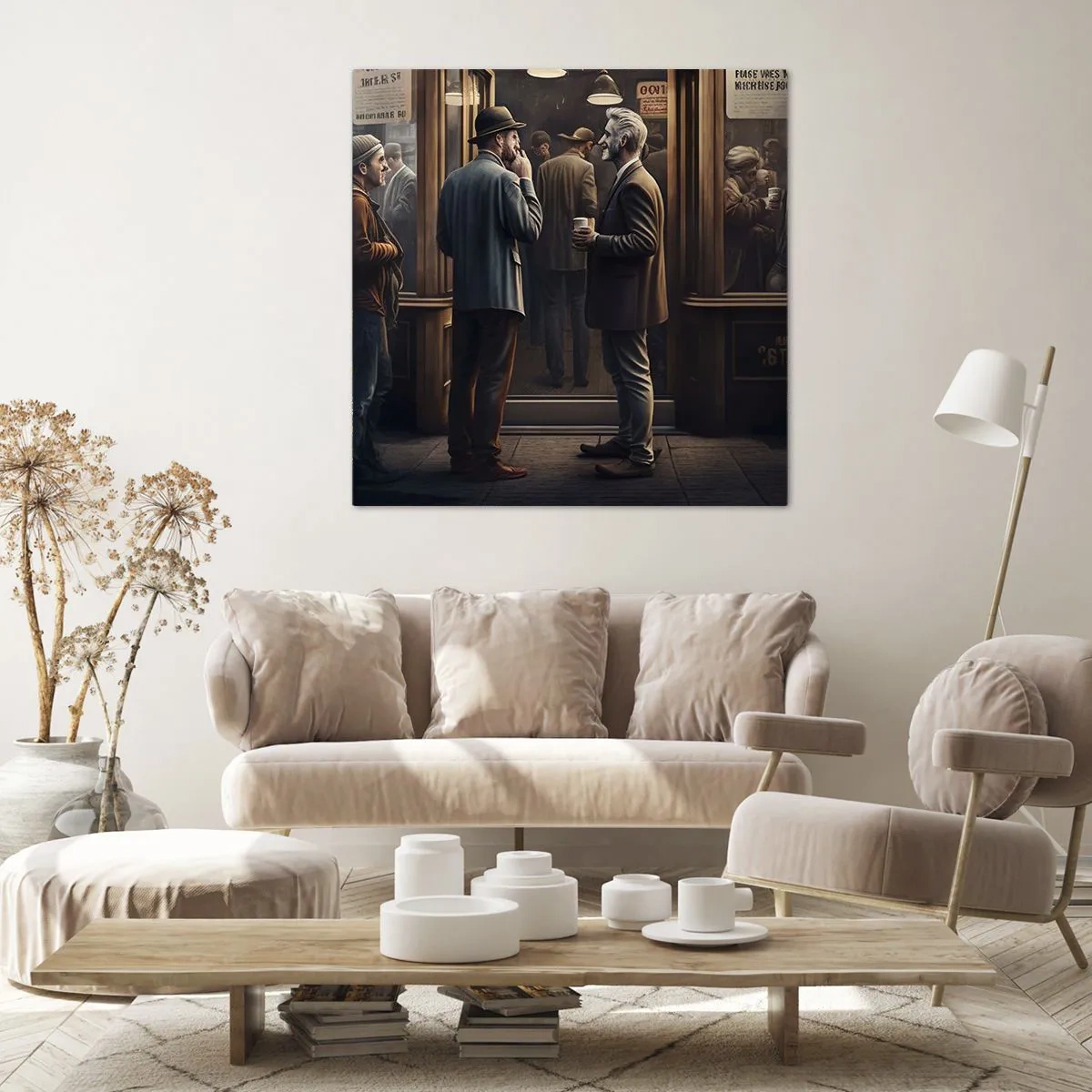 Tablou pe pânză - Cel mai bun moment al zilei - 30x30 cm