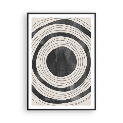 Poster în ramă neagră - Direct la subiect - 70x100 cm