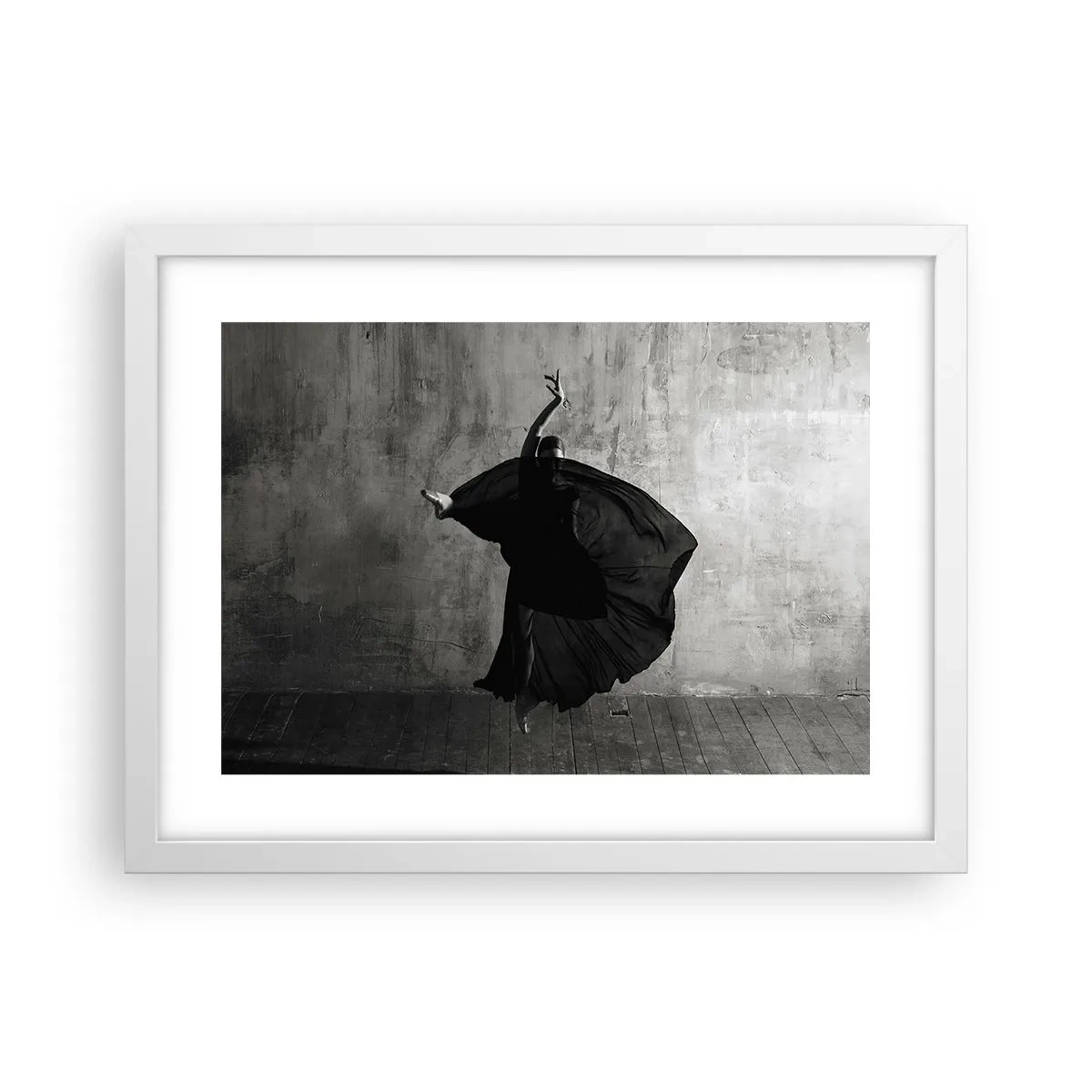 Poster în ramă albă - Un pas pasional - 40x30 cm