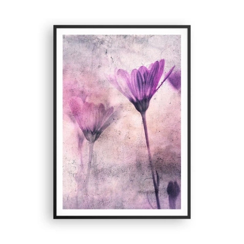 Poster în ramă neagră - Un vis de flori - 70x100 cm