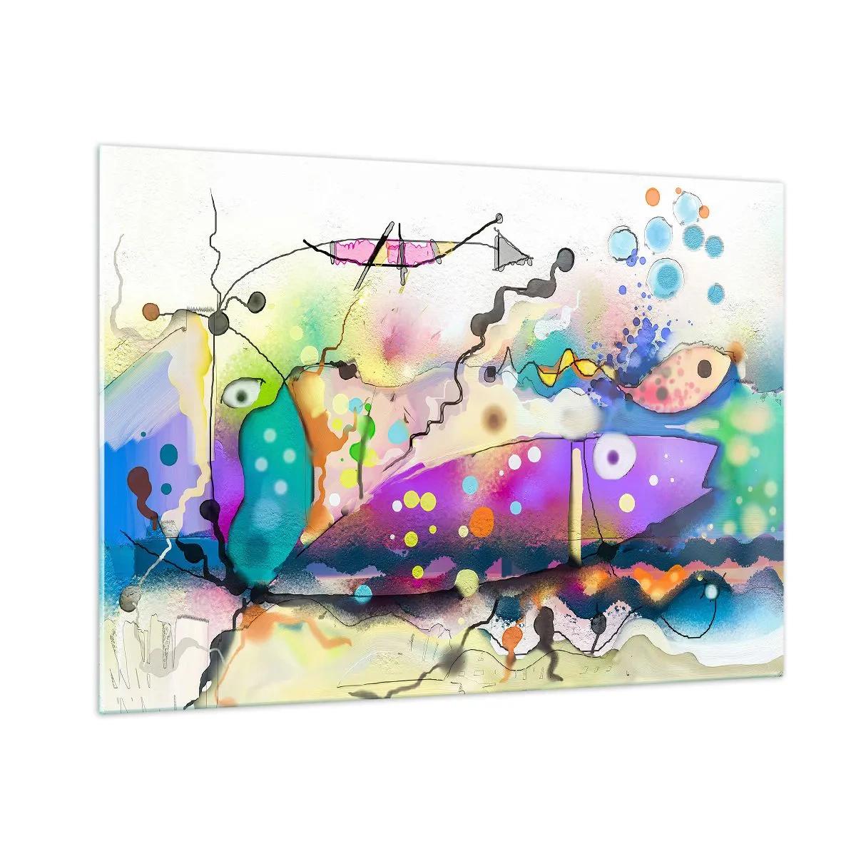 Tablou pe sticlă - Fără cuvinte! - 100x70 cm