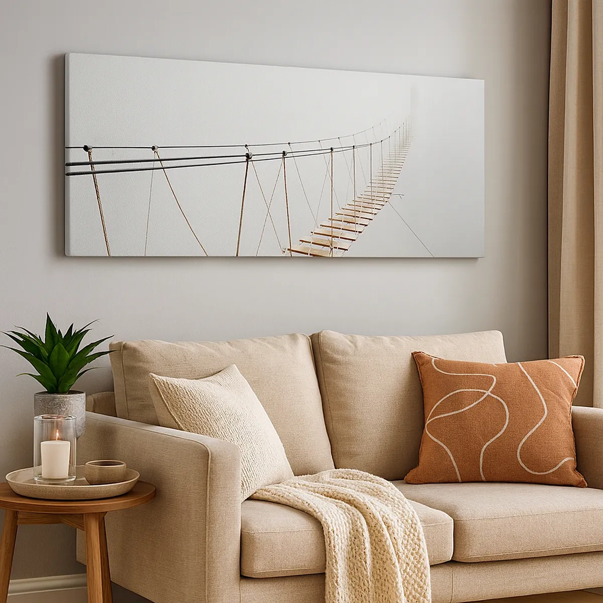 Tablou pe pânză - Unde te va duce? - 30x30 cm