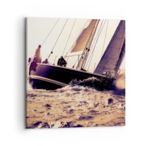 Tablou pe pânză - Pânzele sunt gata - 70x70 cm