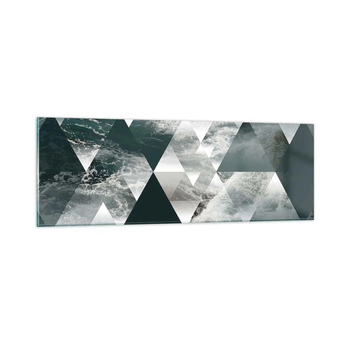 Tablou pe sticlă - O perspectivă de cristal - 90x30 cm