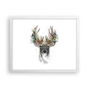 Poster în ramă albă - În ținută festivă - 50x40 cm