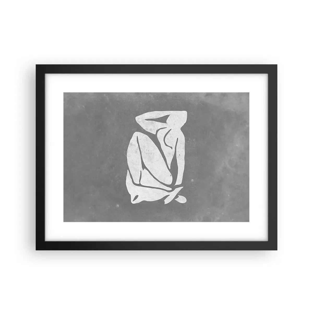 Poster în ramă neagră - În reverie - 40x30 cm