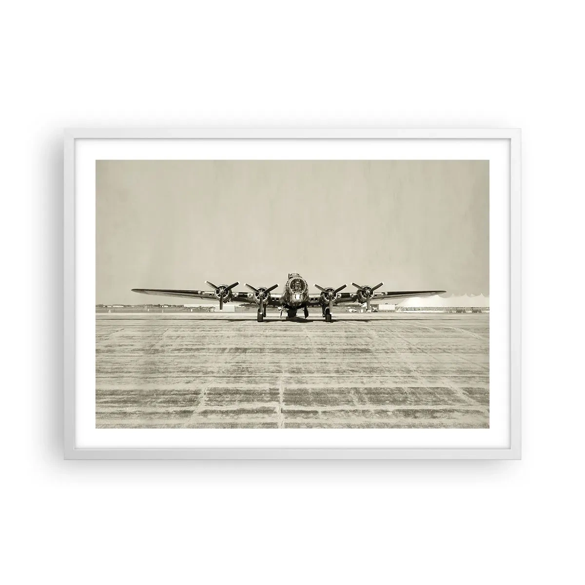 Poster în ramă albă - Pregătit, ca întotdeauna - 70x50 cm