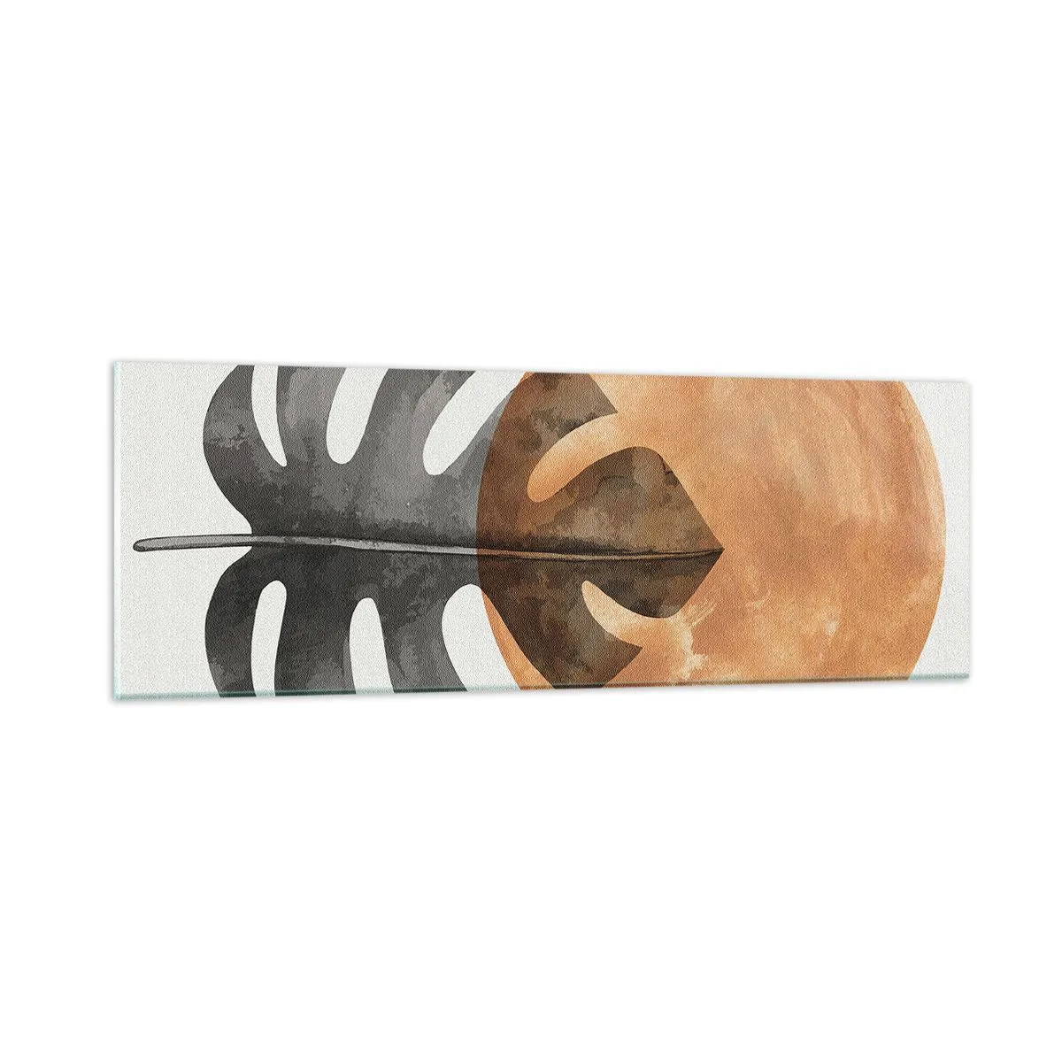Tablou pe sticlă - Doar soarele - 90x30 cm