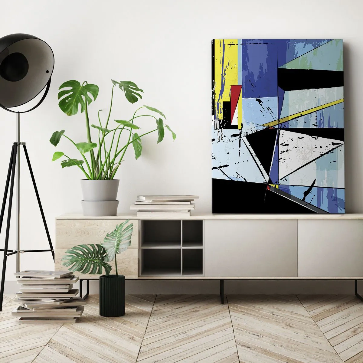 Tablou pe pânză - Privind lumea dintr-un unghi... - 50x70 cm