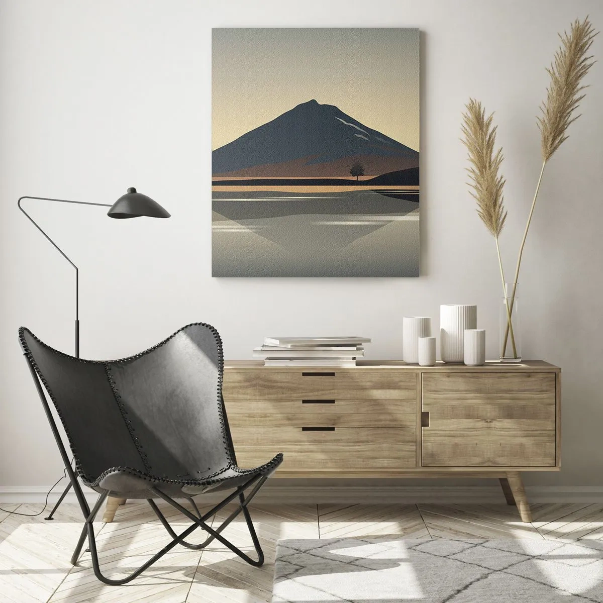 Tablou pe sticlă - În oglindă - 80x120 cm