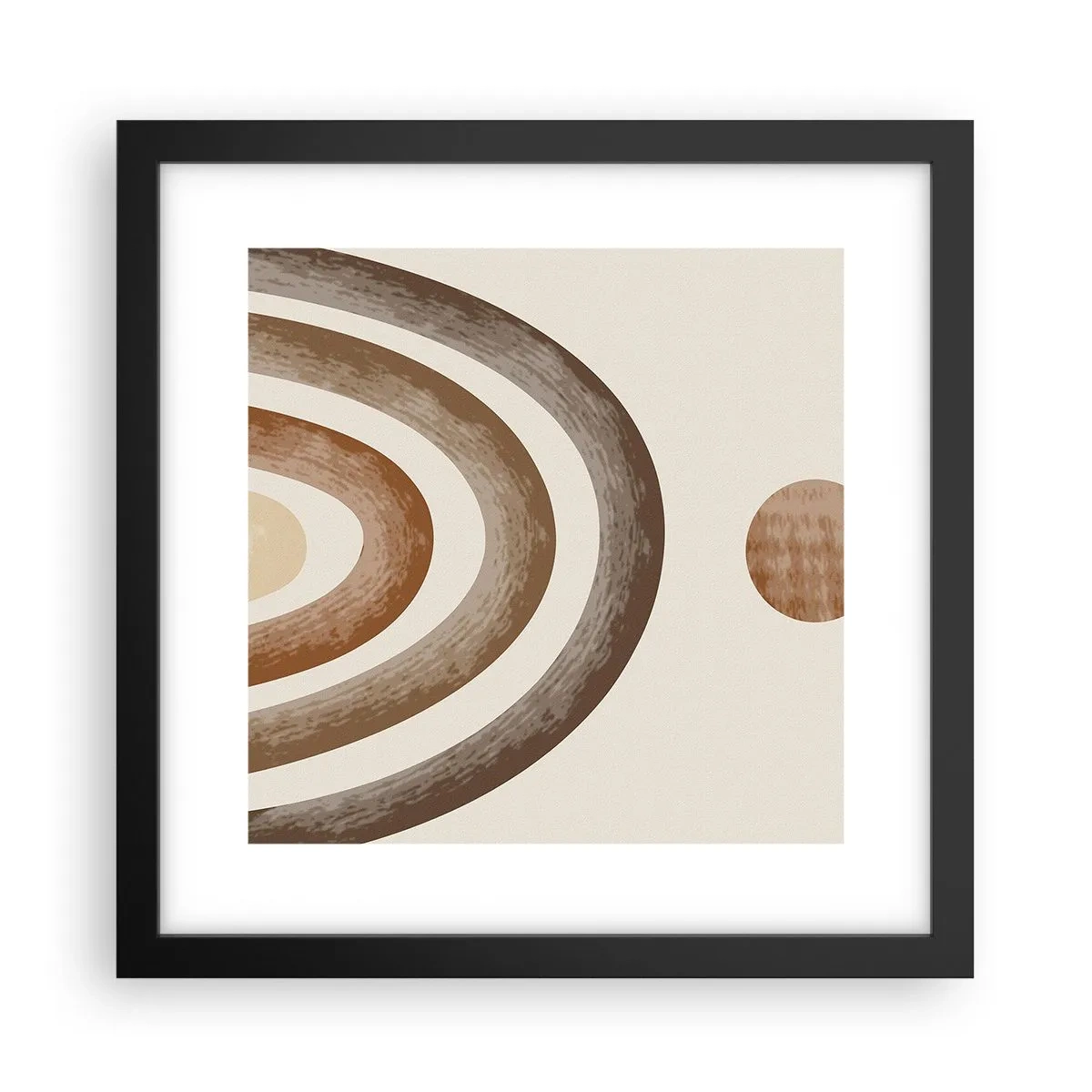Poster în ramă neagră - Într-o galaxie îndepărtată - 30x30 cm