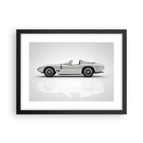 Poster în ramă neagră - Promisiunea distracției - 40x30 cm