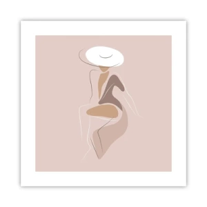 Poster - O doamnă adevărată - 40x40 cm