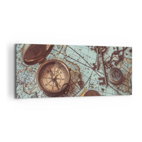 Tablou pe pânză - Pentru aventurierul din tine - 100x40 cm
