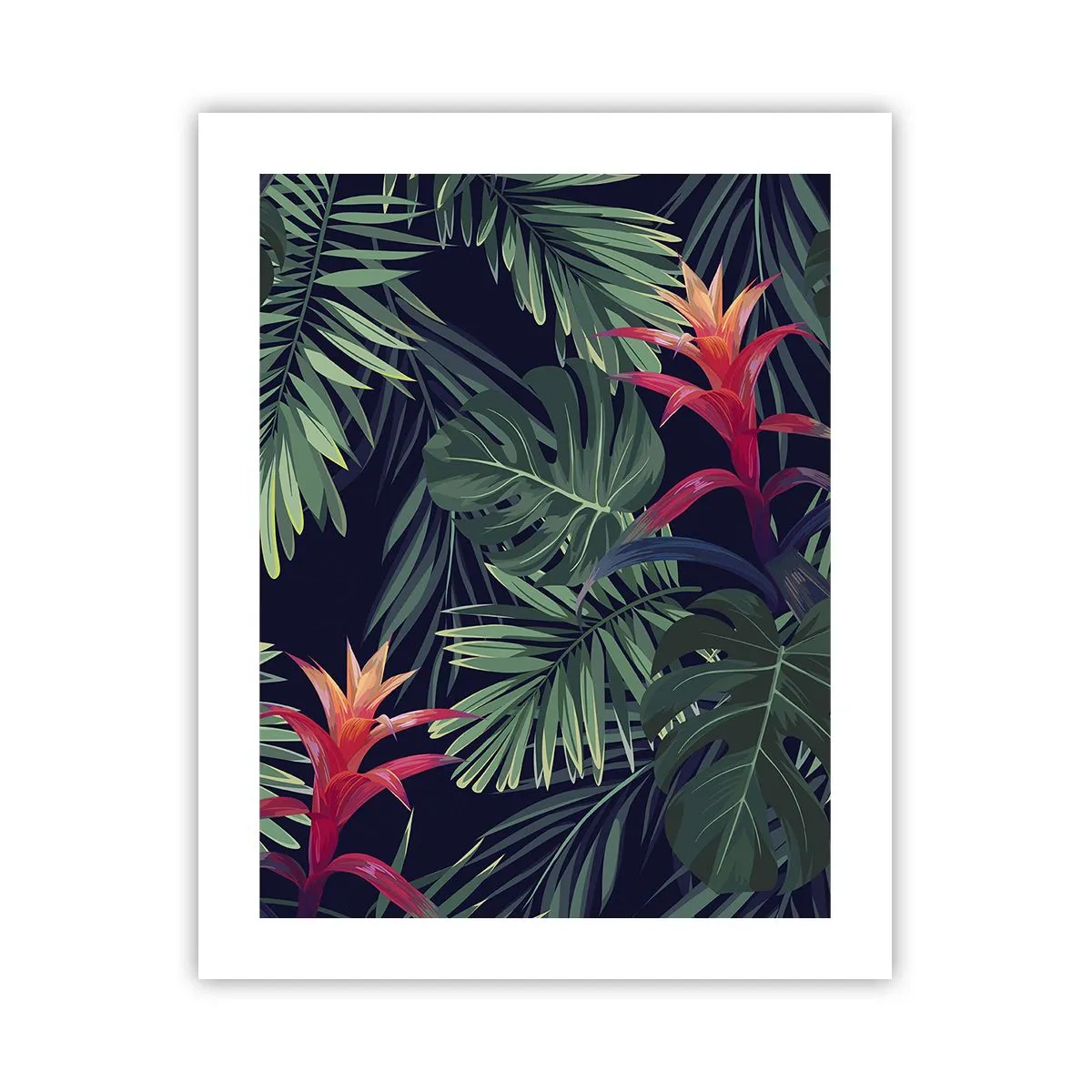 Poster - Flacăra verde - 40x50 cm
