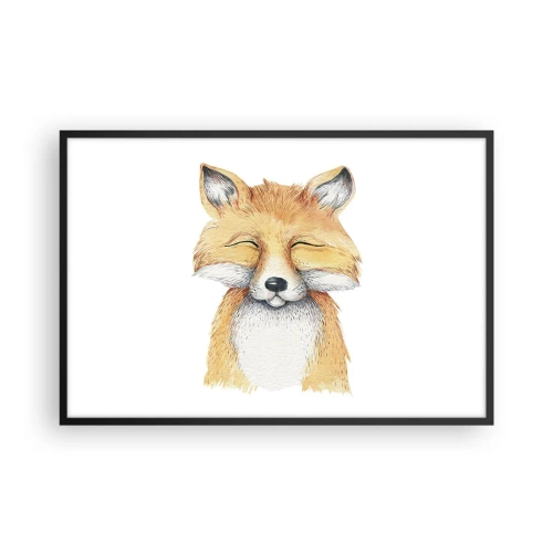 Poster în ramă neagră - Mofturi de vulpe - 91x61 cm
