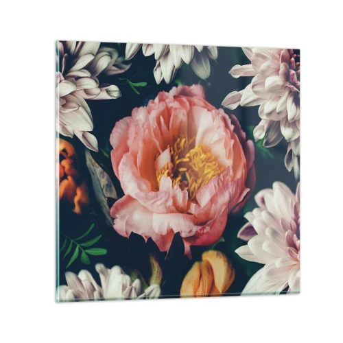 Tablou pe sticlă - Cu splendoare barocă - 60x60 cm