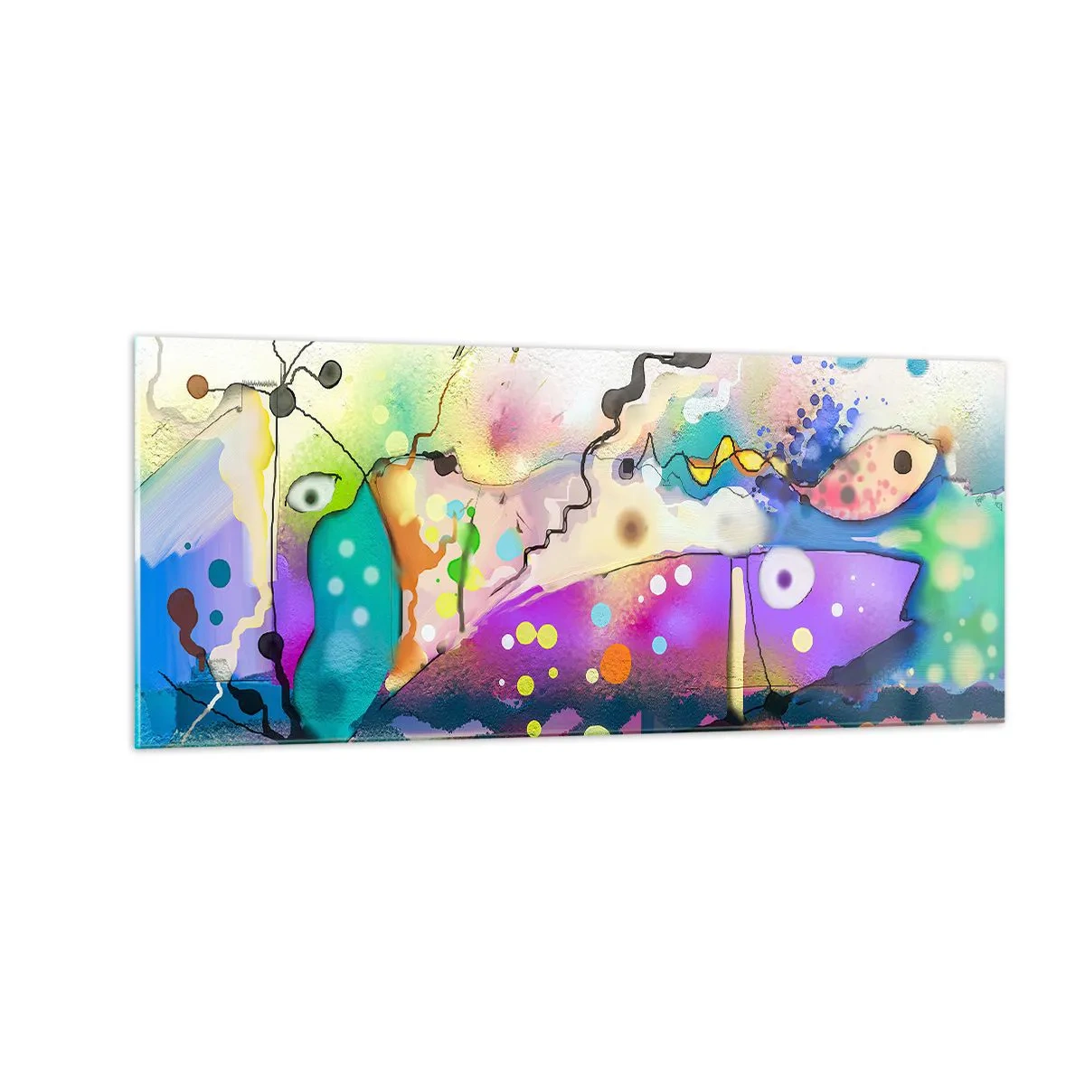 Tablou pe sticlă - Fără cuvinte! - 100x40 cm