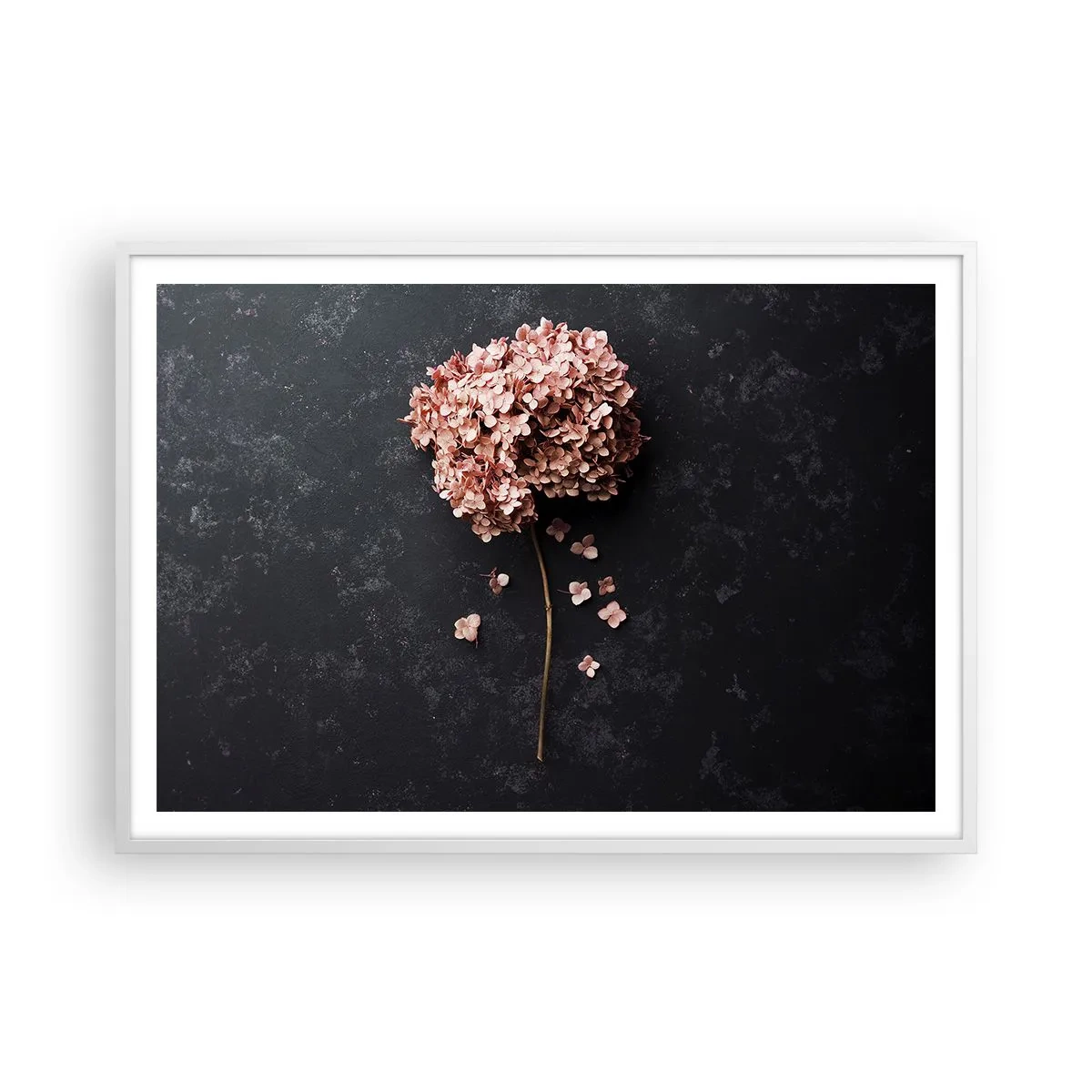 Poster în ramă albă - Un semn cu adevărat romantic - 100x70 cm