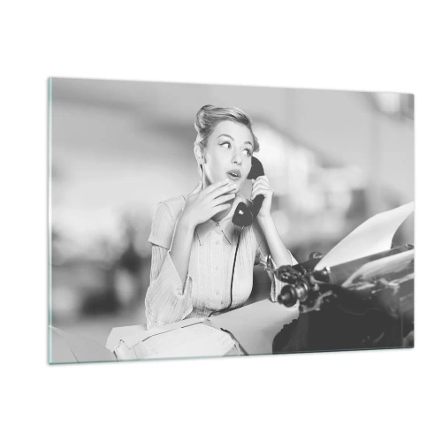 Tablou pe sticlă - Bună ziua, suntem în anii '50. - 120x80 cm