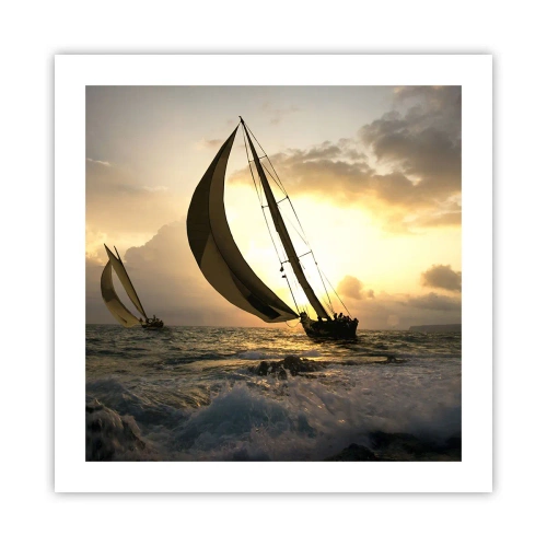 Poster - Vânt în jos și în sus - 50x50 cm